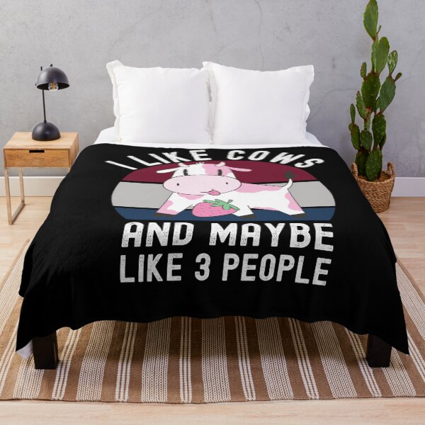 Item preview, I Like Cows And Maybe Like 3 People designed and sold by Club7Studios.