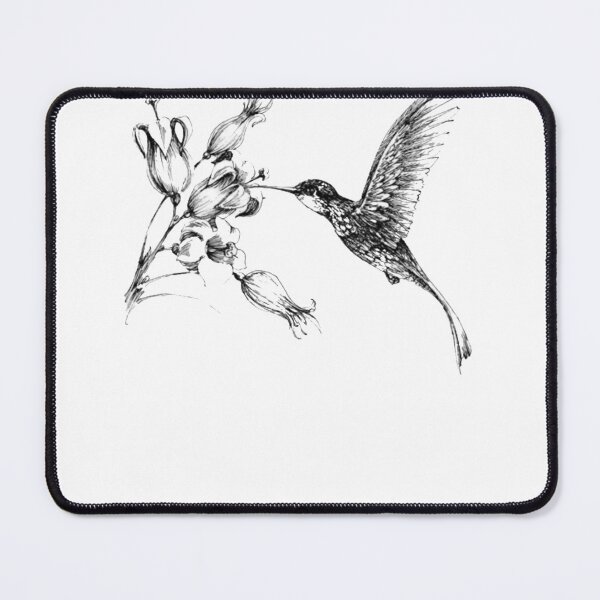 Item preview, Black and White Hummingbird designed and sold by Sport-it.