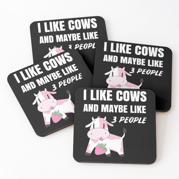 Item preview, I Like Cows And Maybe Like 3 People designed and sold by Club7Studios.