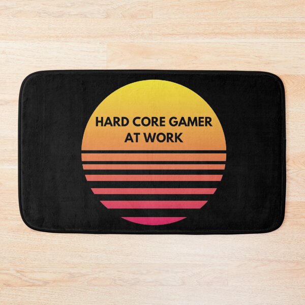 Item preview, HARD CORE GAMER AT WORK, Gamers Quotes designed and sold by Losthorsedesign.