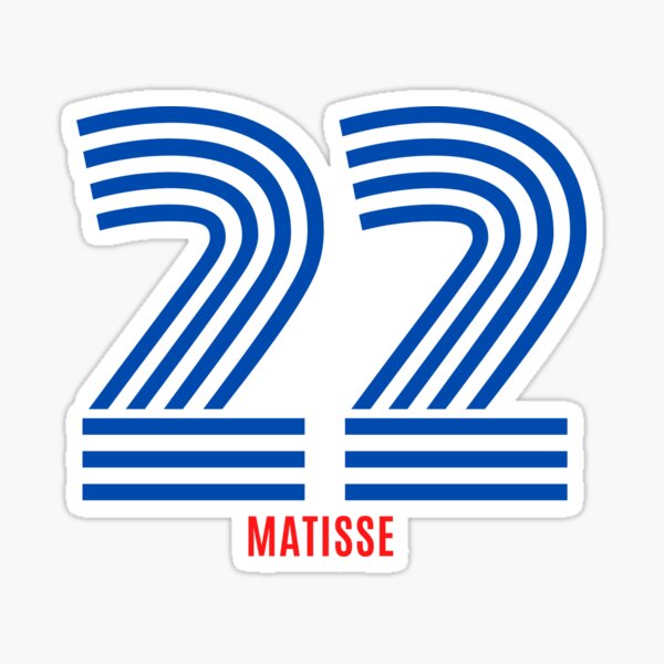 "MATISSE 22" Sticker for Sale by purplepeppers | Redbubble