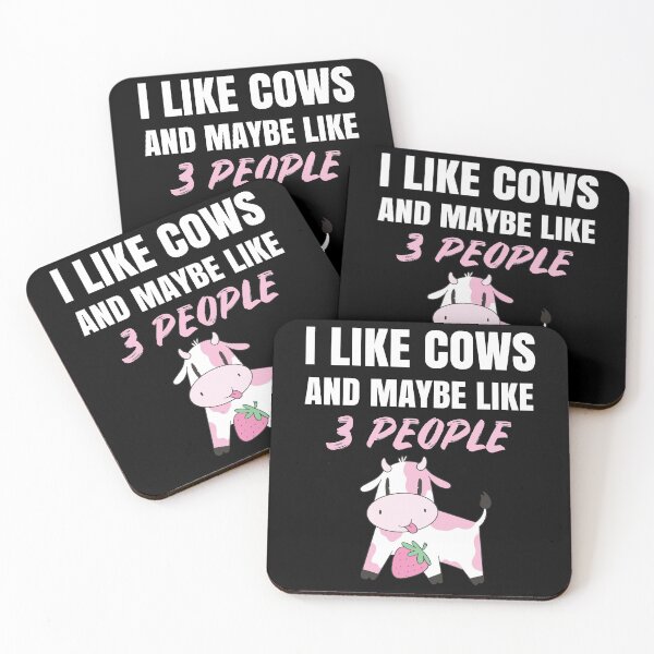 Item preview, I Like Cows And Maybe Like 3 People designed and sold by Club7Studios.