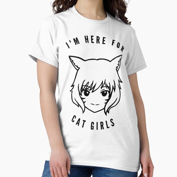 Aperçu de l'œuvre FFXIV Filles Chats, Y'shtola, J'aime les Filles Chats créée et vendue par RiceyBun.
