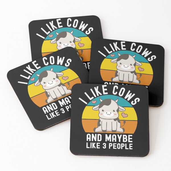 Item preview, I Like Cows And Maybe Like 3 People designed and sold by Club7Studios.