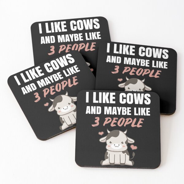 Item preview, I Like Cows And Maybe Like 3 People designed and sold by Club7Studios.