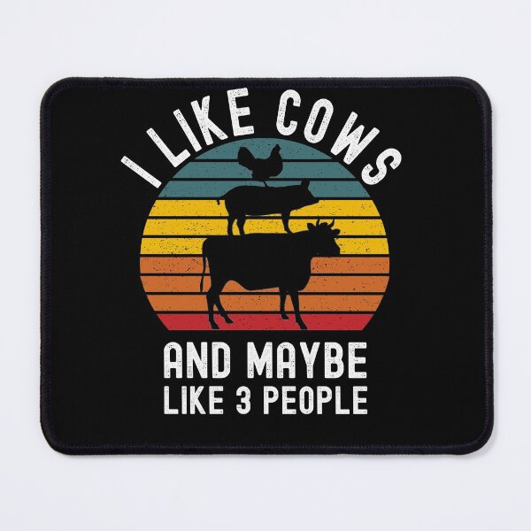 Item preview, I Like Cows And Maybe Like 3 People designed and sold by Club7Studios.