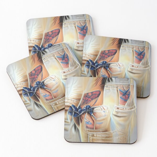 Item preview, Vintage Modern Denim Pattern Reaistic AI Generated Art designed and sold by Melissa Park.