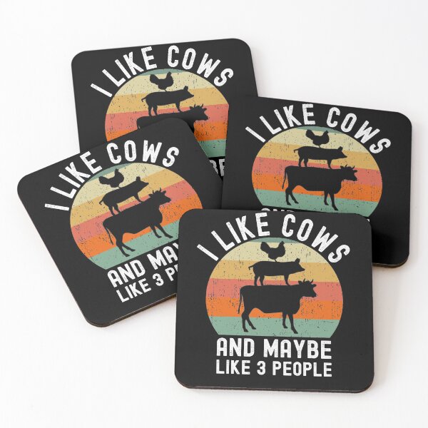 Item preview, I Like Cows And Maybe Like 3 People designed and sold by Club7Studios.