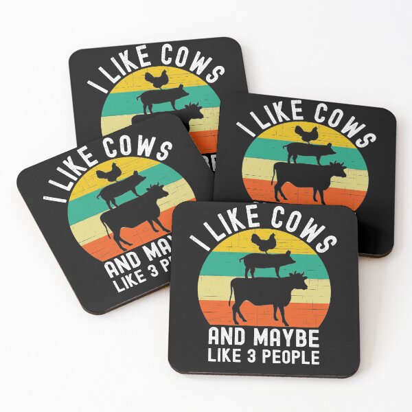 Item preview, I Like Cows And Maybe Like 3 People designed and sold by Club7Studios.