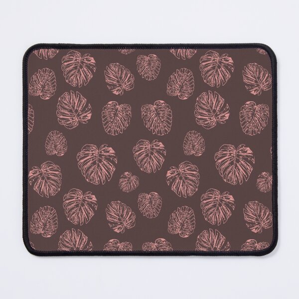 Item preview, Maroon monstera leaf seamless pattern designed and sold by tamongg14.