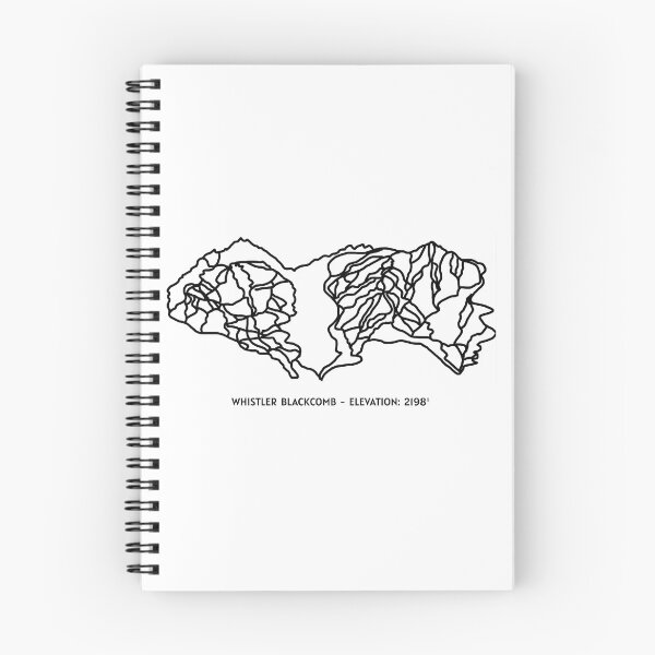 Item preview, Whistler Blackcomb Map designed and sold by agsart.