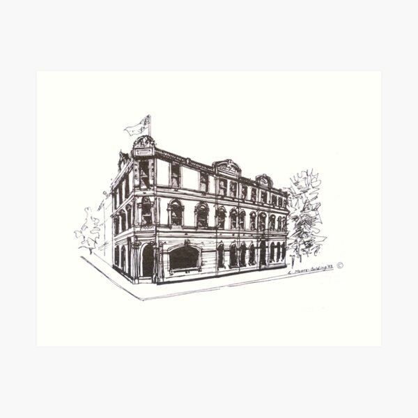Item preview, Kensington/Flemington, Melbourne Victoria. Doutta Galla Hotel, Racecourse Rd. Flemington. designed and sold by Elizabeth Moore Golding.