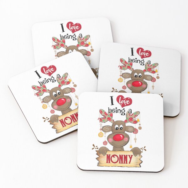 Item preview, I Love Being A Nonny Reindeer - Grandma Gift T-Shirt designed and sold by AppenzellerBal.