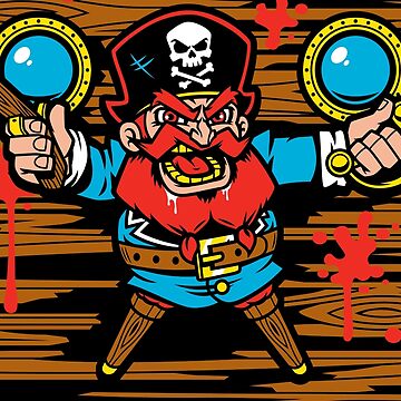 Harebrained Period Panties - Captain Redbeard Pirate Themed
