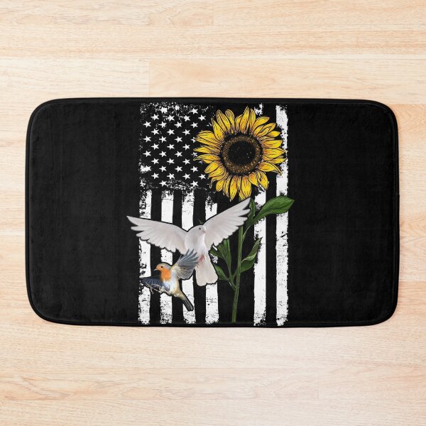 Item preview, Bird American Flag Sunflower designed and sold by SisileeGift.