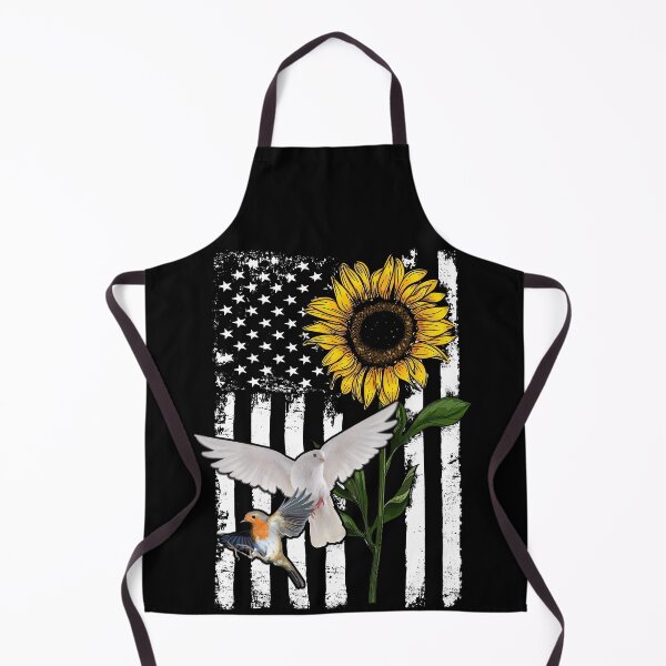 Item preview, Bird American Flag Sunflower designed and sold by SisileeGift.