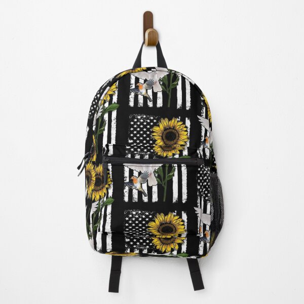 Item preview, Bird American Flag Sunflower designed and sold by SisileeGift.