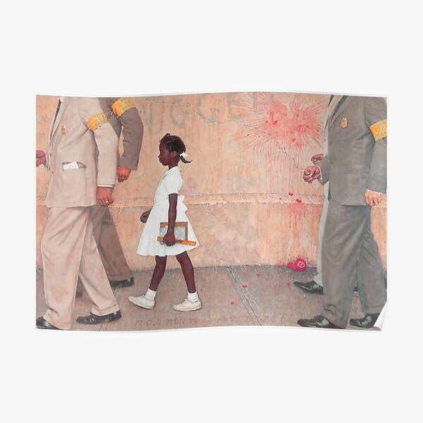 Ruby Bridges Le problème que nous vivons tous Poster