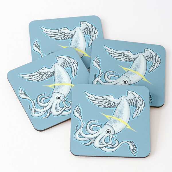 Item preview, Sea Angels: Squid designed and sold by KetrinaDrawsALot.