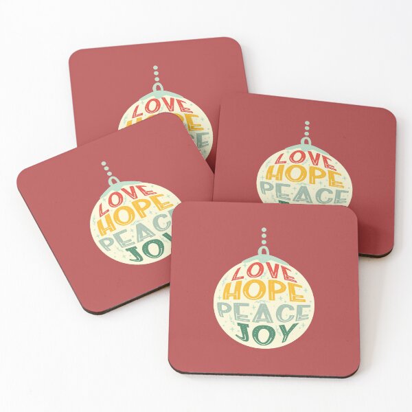 Item preview, Christmas Love Hope Joy Quote designed and sold by garmentoffaith.