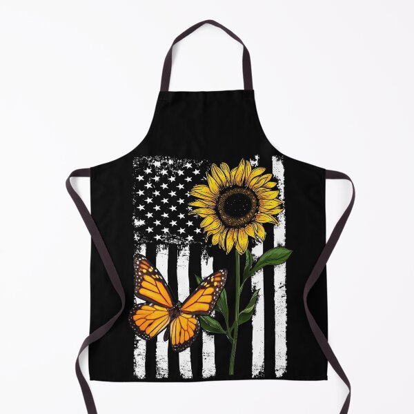 Item preview, Butterfly American Flag Sunflower designed and sold by SisileeGift.