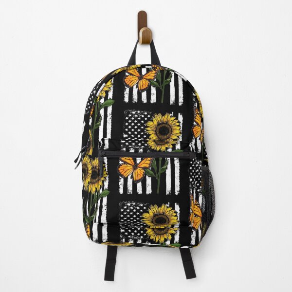 Item preview, Butterfly American Flag Sunflower designed and sold by SisileeGift.