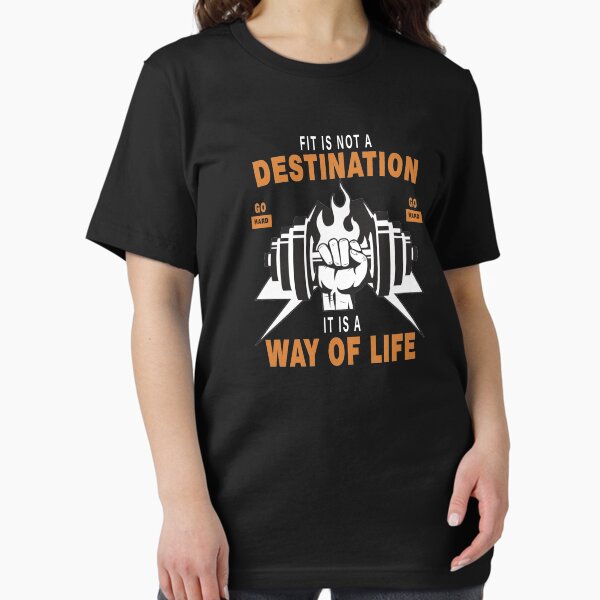 Item preview, Fitness is not destination it is a way of life designed and sold by Sweet Tee.