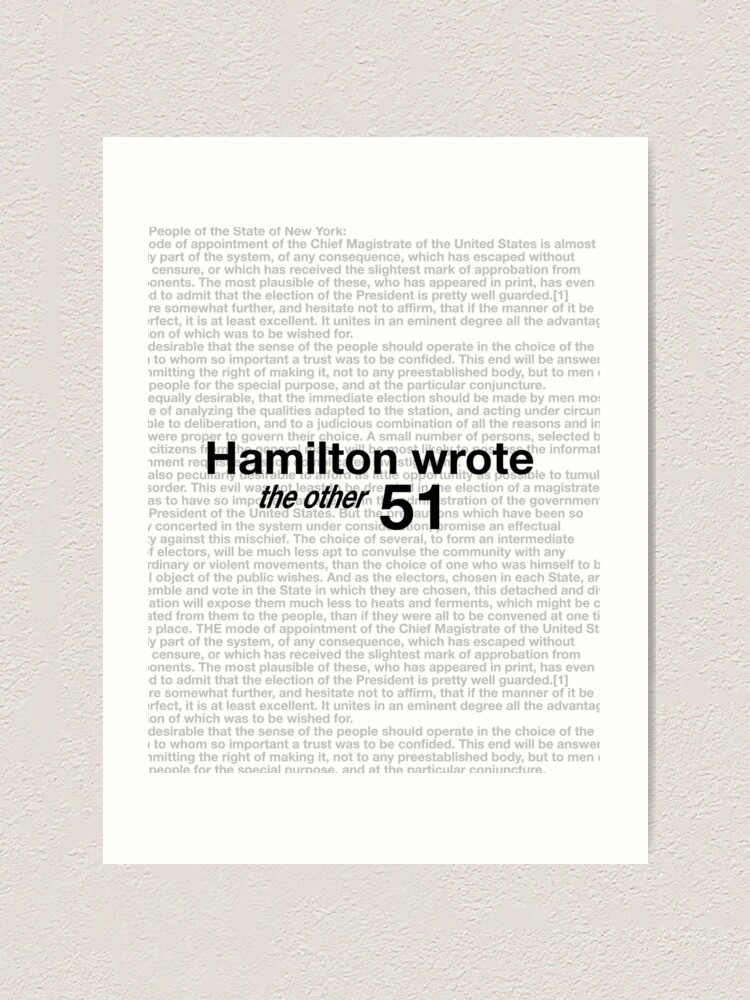 writings by alexander hamilton