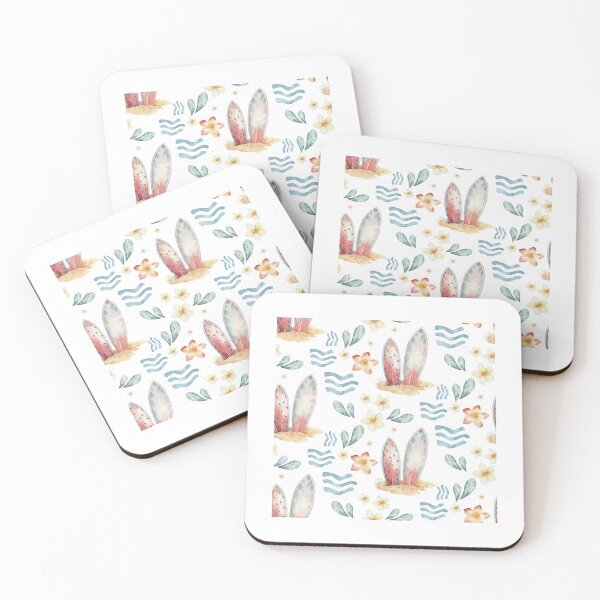 Item preview, Watercolor Surfboards And Flowers designed and sold by SisileeGift.