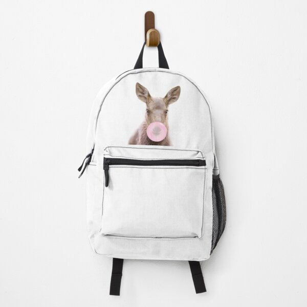 Item preview, Baby Moose Blowing Bubble Gum by Zouzounio Art designed and sold by zouzounioart.