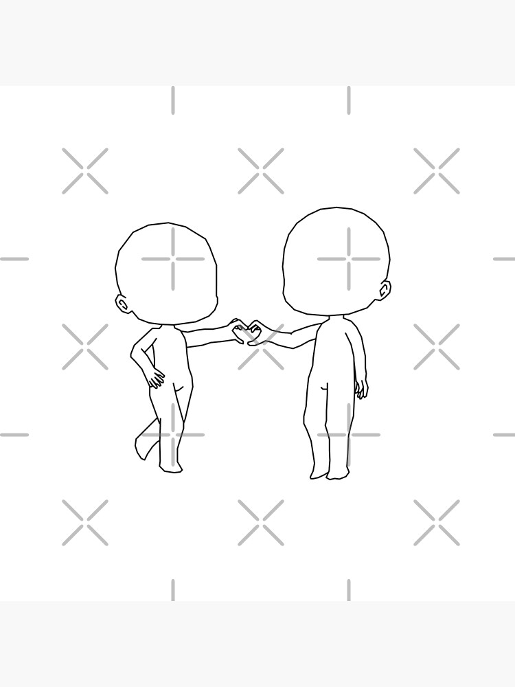 Chibi Body Stamp Love Edition: 24 Chibi Couple Base Poses