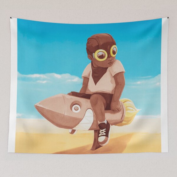 Item preview, brantley boy on a rocket hebru designed and sold by davisbeatriz.
