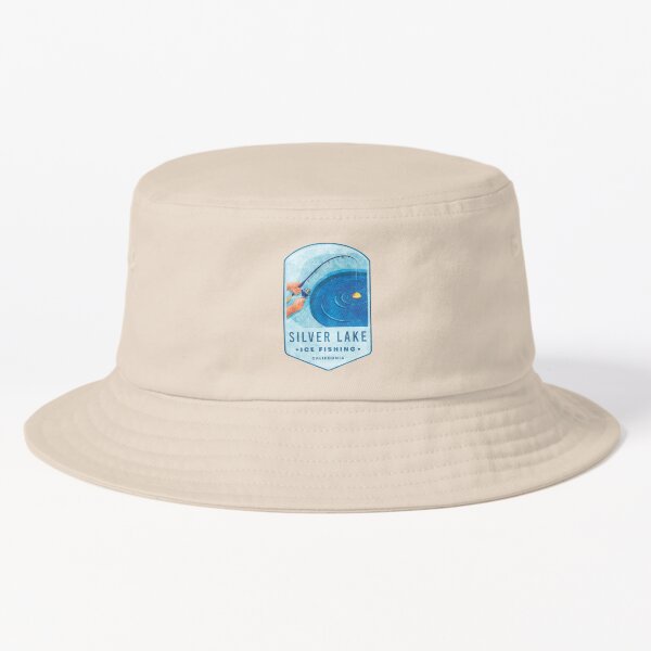 Devils Lake Ice Fishing North Dakota Bucket Hat for Sale by
