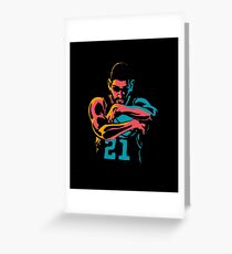 Tribute to Tim Duncan Greeting Card