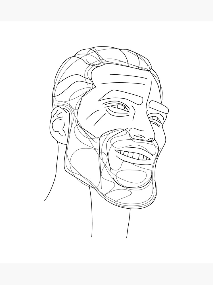 how to draw gigachad face Actualizar 63+ gigachad dibujo Gigachad Poses