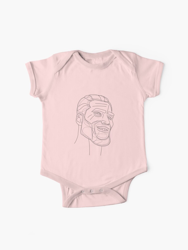 Minimal Giga Chad | Baby One-Piece