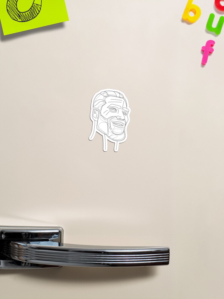 Minimal Giga Chad Sticker for Sale by cake-for-all