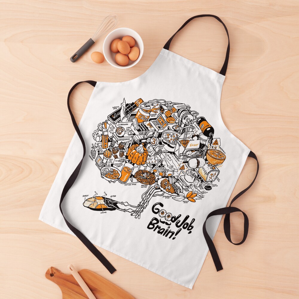 Item preview, Apron designed and sold by goodjobbrain.
