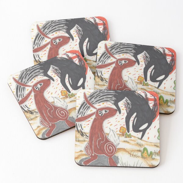 Item preview, El-Ahrairah and the Black Rabbit of Inle designed and sold by NomiBomi.
