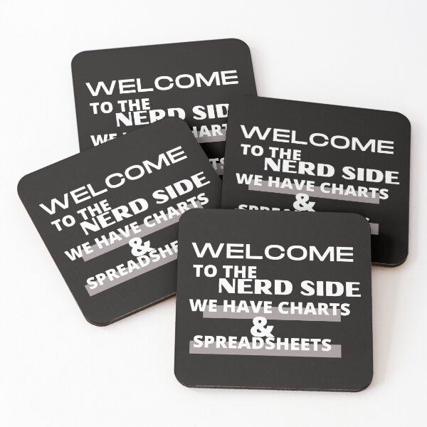 Item preview, Welcome to the nerd side- Funny -Unique -Gift for stock market, crypto, options trader, forex traders and day traders  designed and sold by TradingTeesKids.