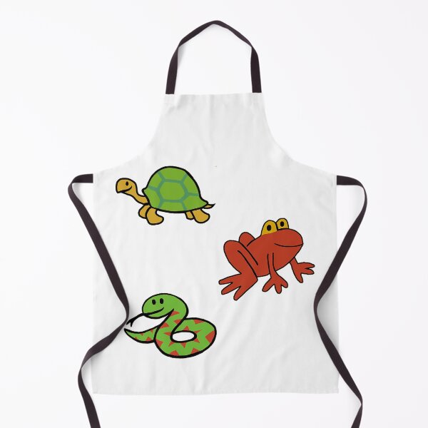 Item preview, Frog Snake Turtle sticker pack, frog, snake, turtle, animal doodles designed and sold by Nostrathomas66.
