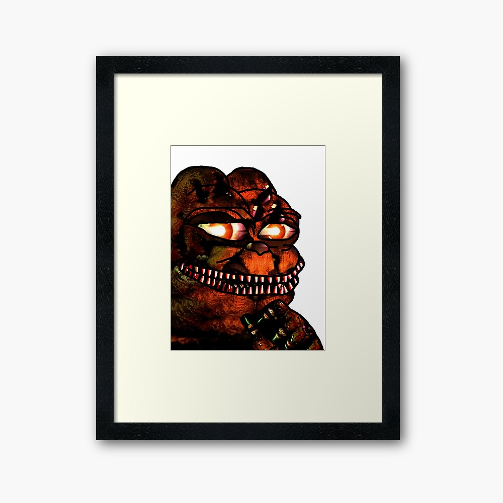 Nightmare Pepe Freddy Fnaf Poster for Sale by Mino Shop