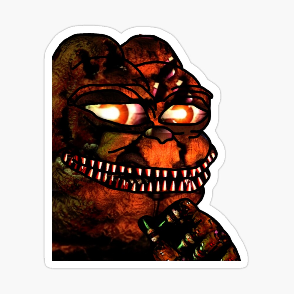 Nightmare Pepe Freddy Fnaf Poster for Sale by Mino Shop