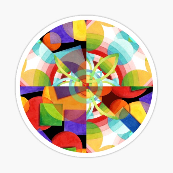 Prismatic Ombre Sticker