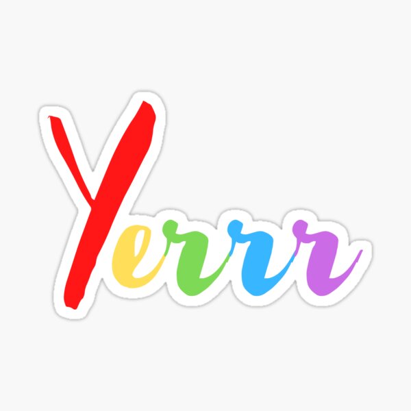 YERRR Sticker