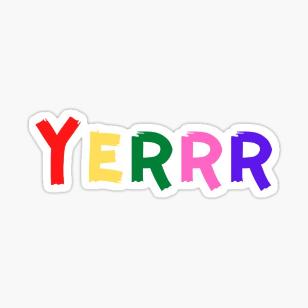 YERRR Sticker