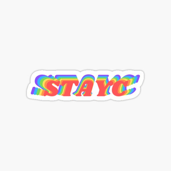 StayC Cute Rainbow Sticker