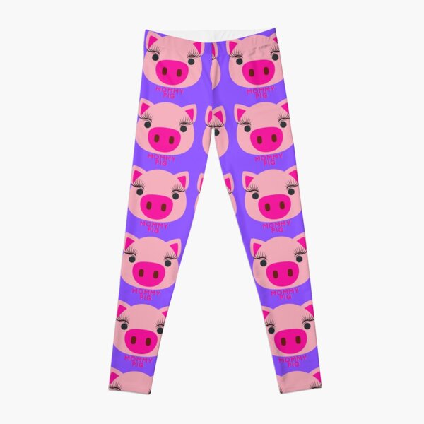 Mommy Pig and Little Pig matching designs  Leggings