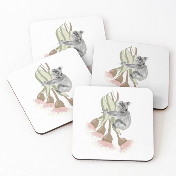 Item preview, Koala hugging flowering gum designed and sold by Nat Herington.