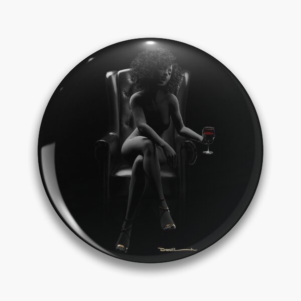 Item preview, Female Boudoir Red Wine portrait painting 1 designed and sold by smARTwork.